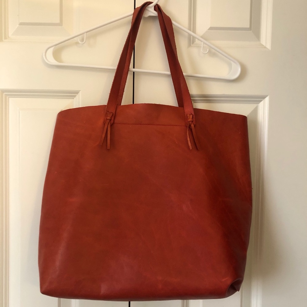 Large Madewell tote-tassel tie edition